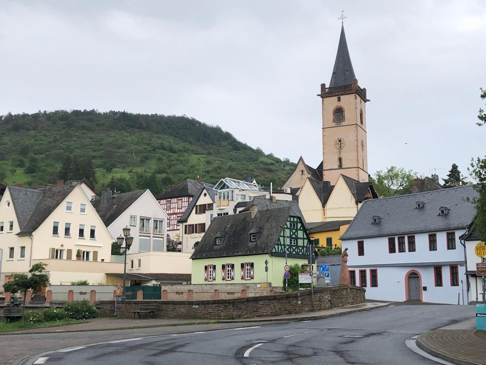 Rheinliebe Bistro Und Pension Lorch am Rhein Zewnętrze zdjęcie