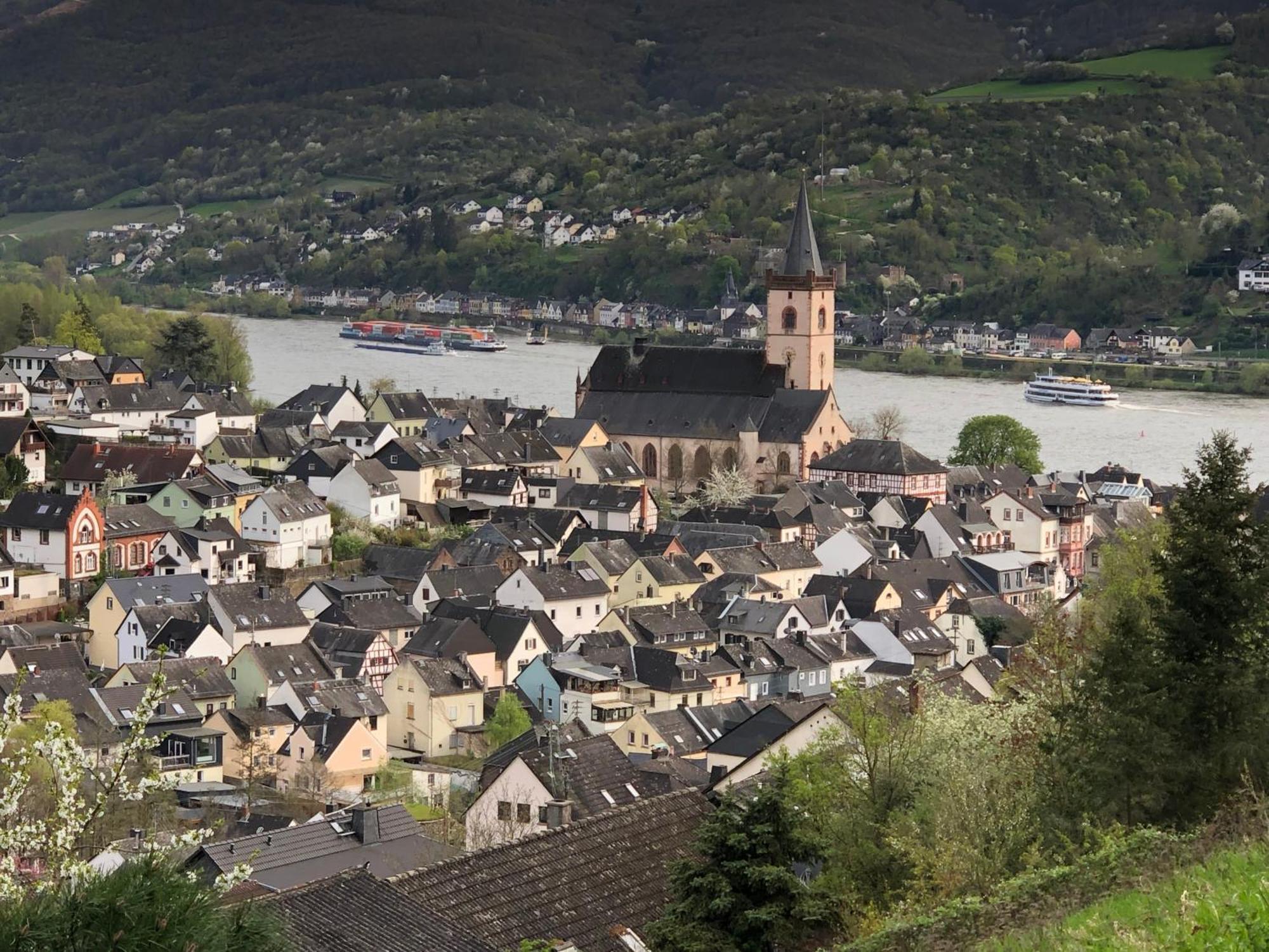 Rheinliebe Bistro Und Pension Lorch am Rhein Zewnętrze zdjęcie